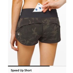 ISO 2.5” lululemon speed up shorts
